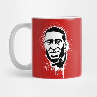 George Floyd Portrait Black Lives Matter Graffiti Mug